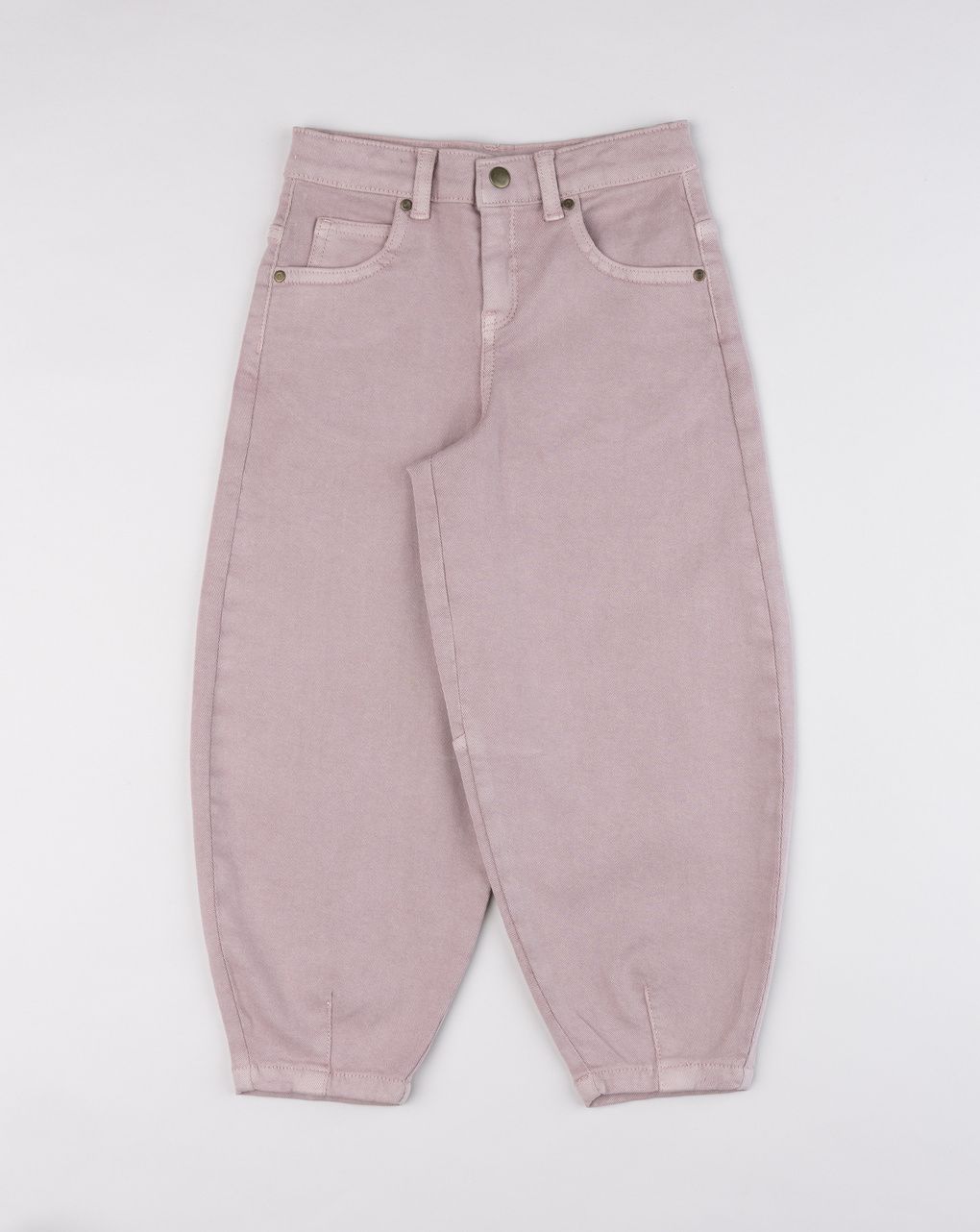 Pantalone bimba denim rosa