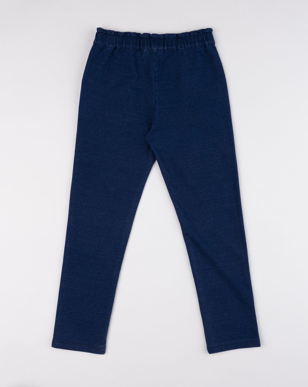 Jegging fake denim blu bambina