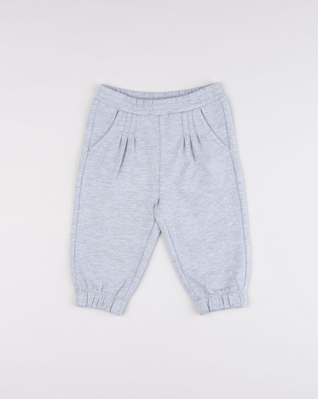 Pantaloni felpati bimba grigi