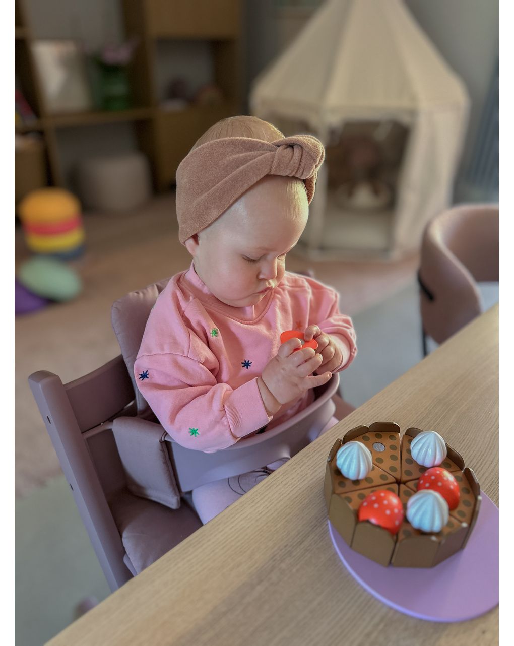 Tripp trapp® baby set² - heather mauve - stokke