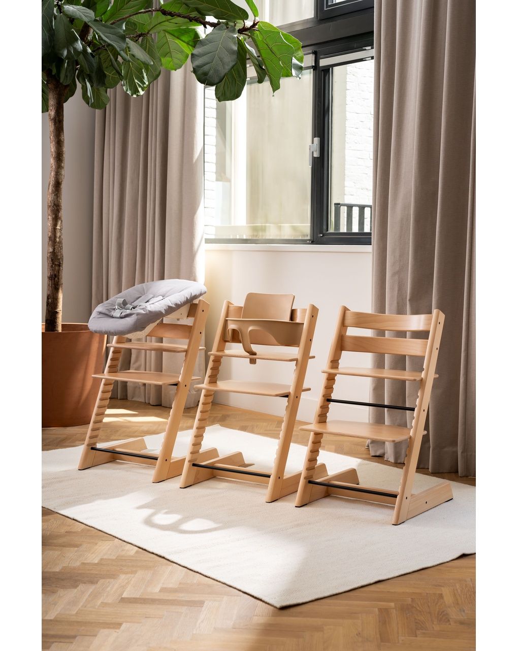 Sedia tripp trapp®  faggio - prodotto personalizzabile - naturale - stokke®