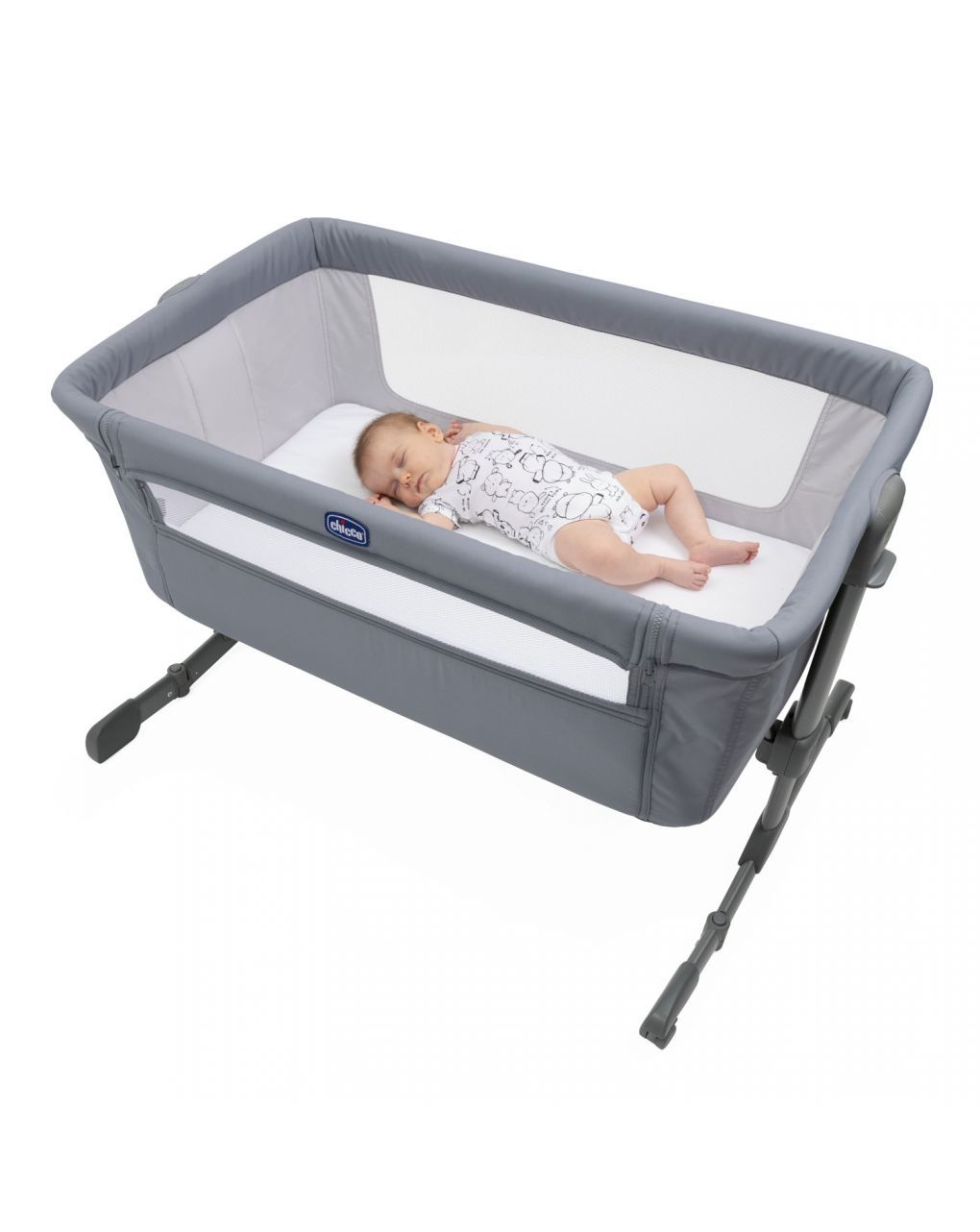 Culla co-sleeping next2me essential re_lux - stone - chicco