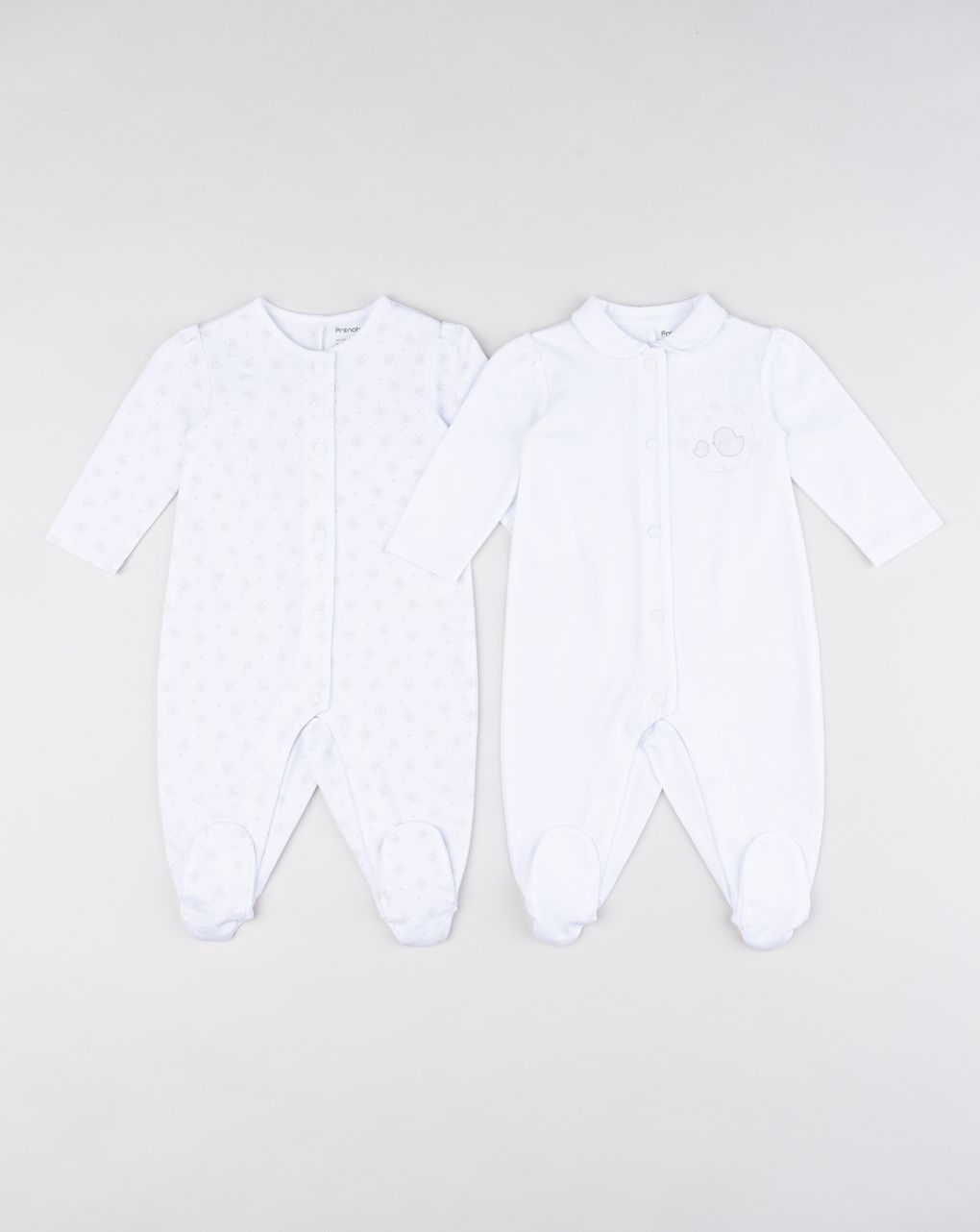 Tutine neonato pulcini – set 2 pezzi bianco