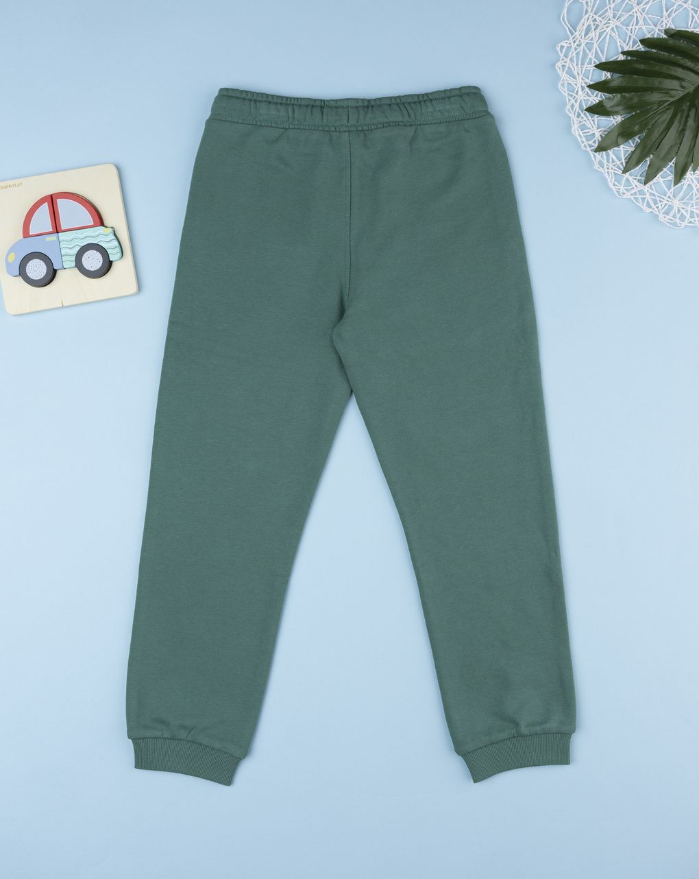 Pantalone bambino verde scuro
