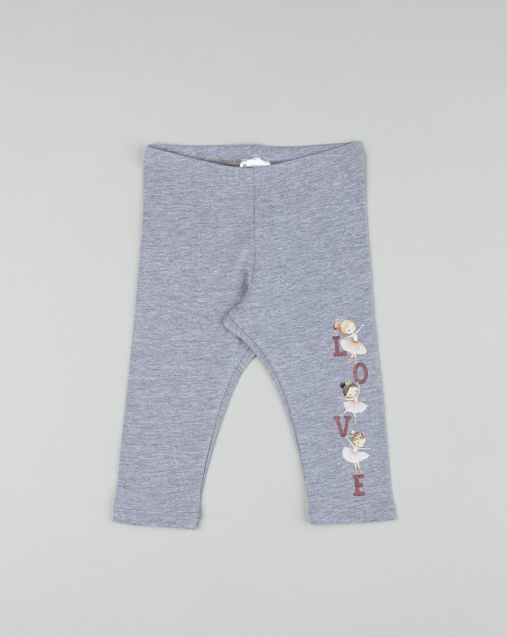 Legging bimba grigio ballerina