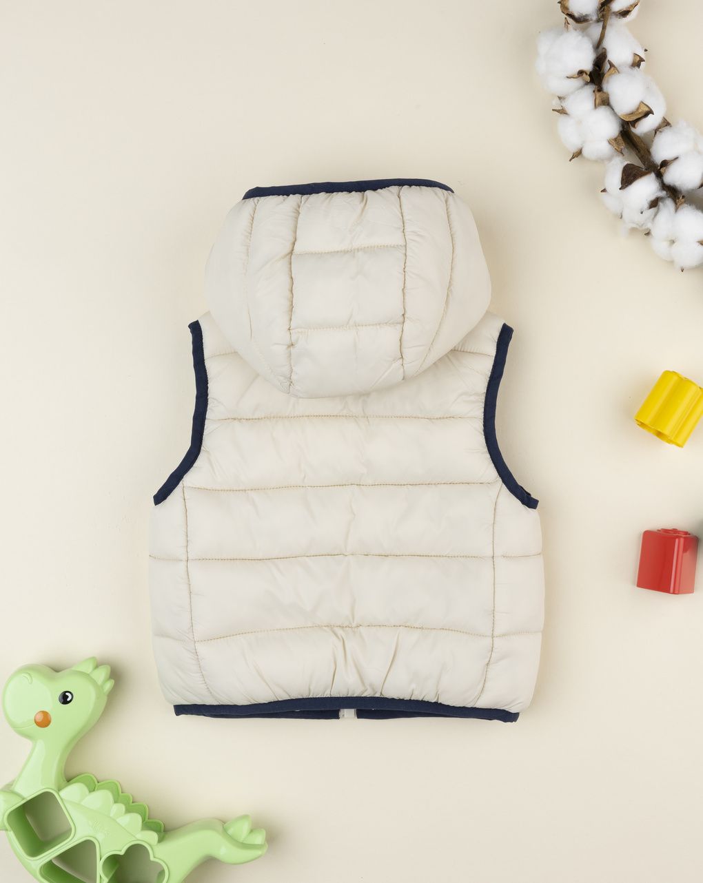 Gilet imbottito bimbo beige