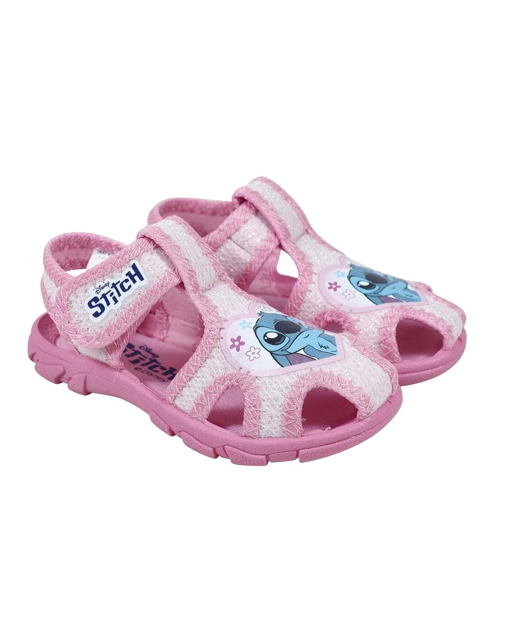Sandali ragno rosa bimba stitch