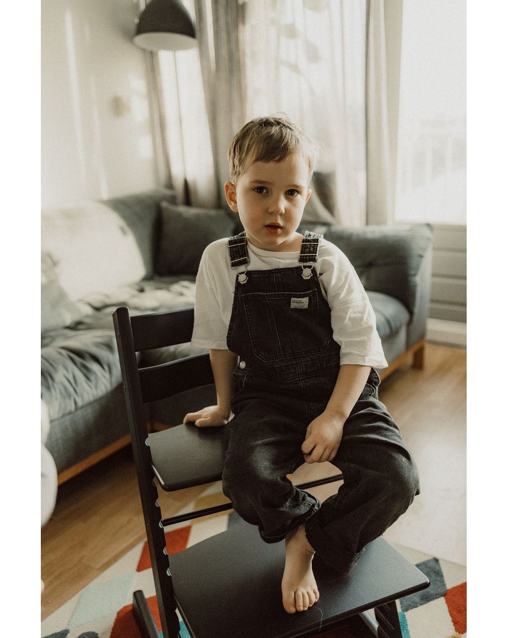 Sedia tripp trapp®  rovere - prodotto personalizzabile - nero - stokke®