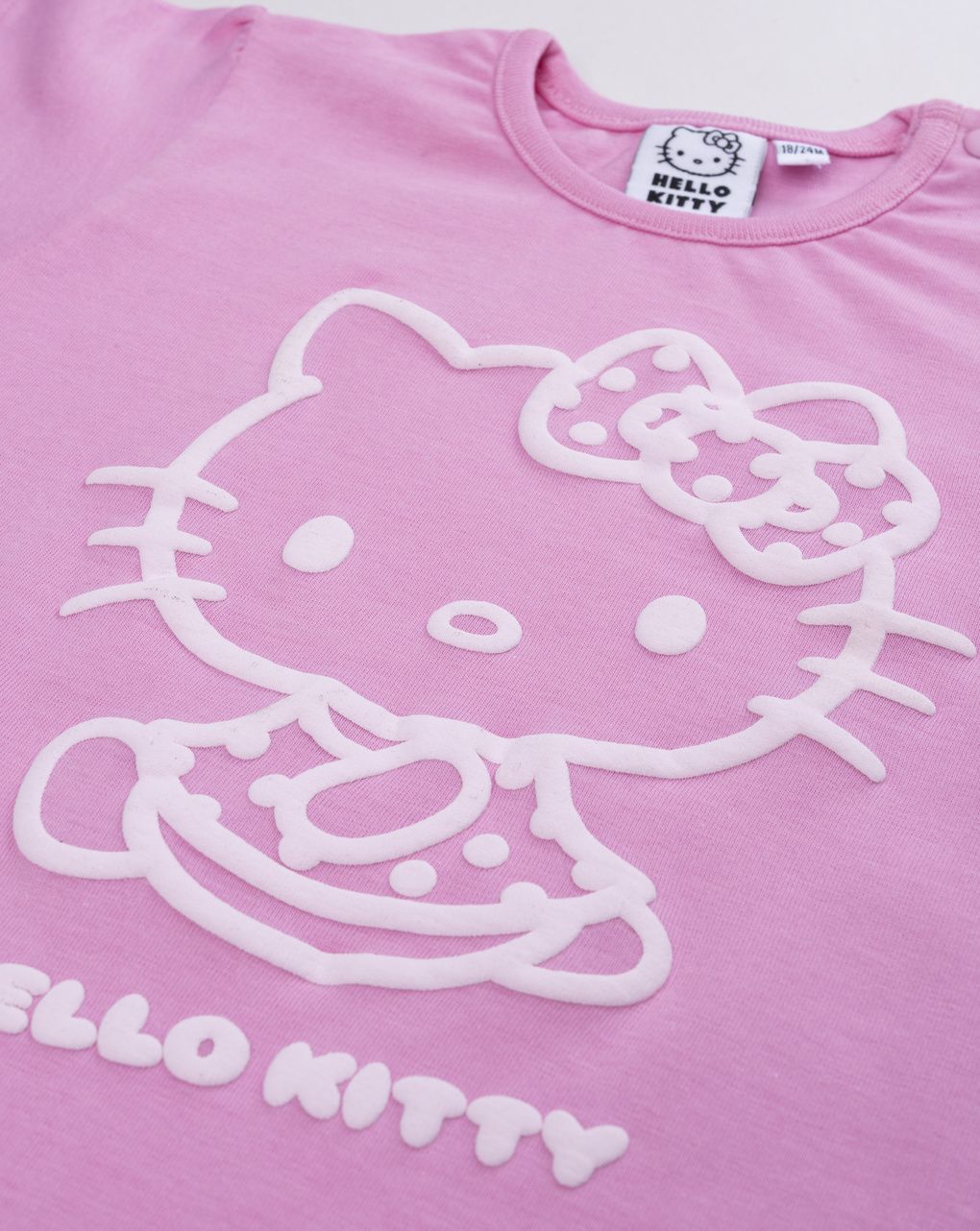Pigiama estivo bimba hello kitty rosa