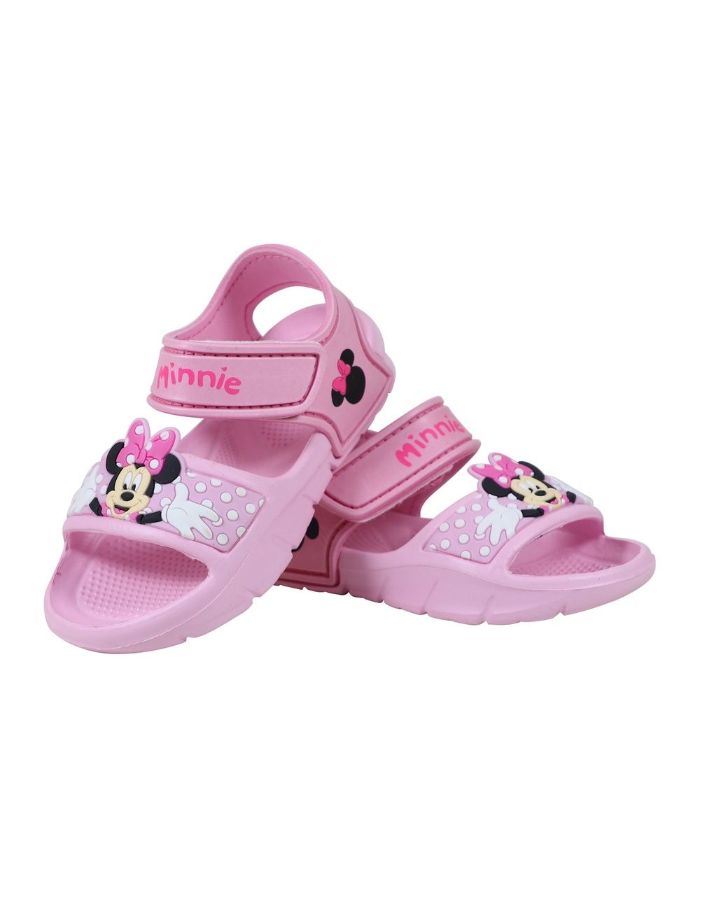 Sandalo silver bambina minnie rosa