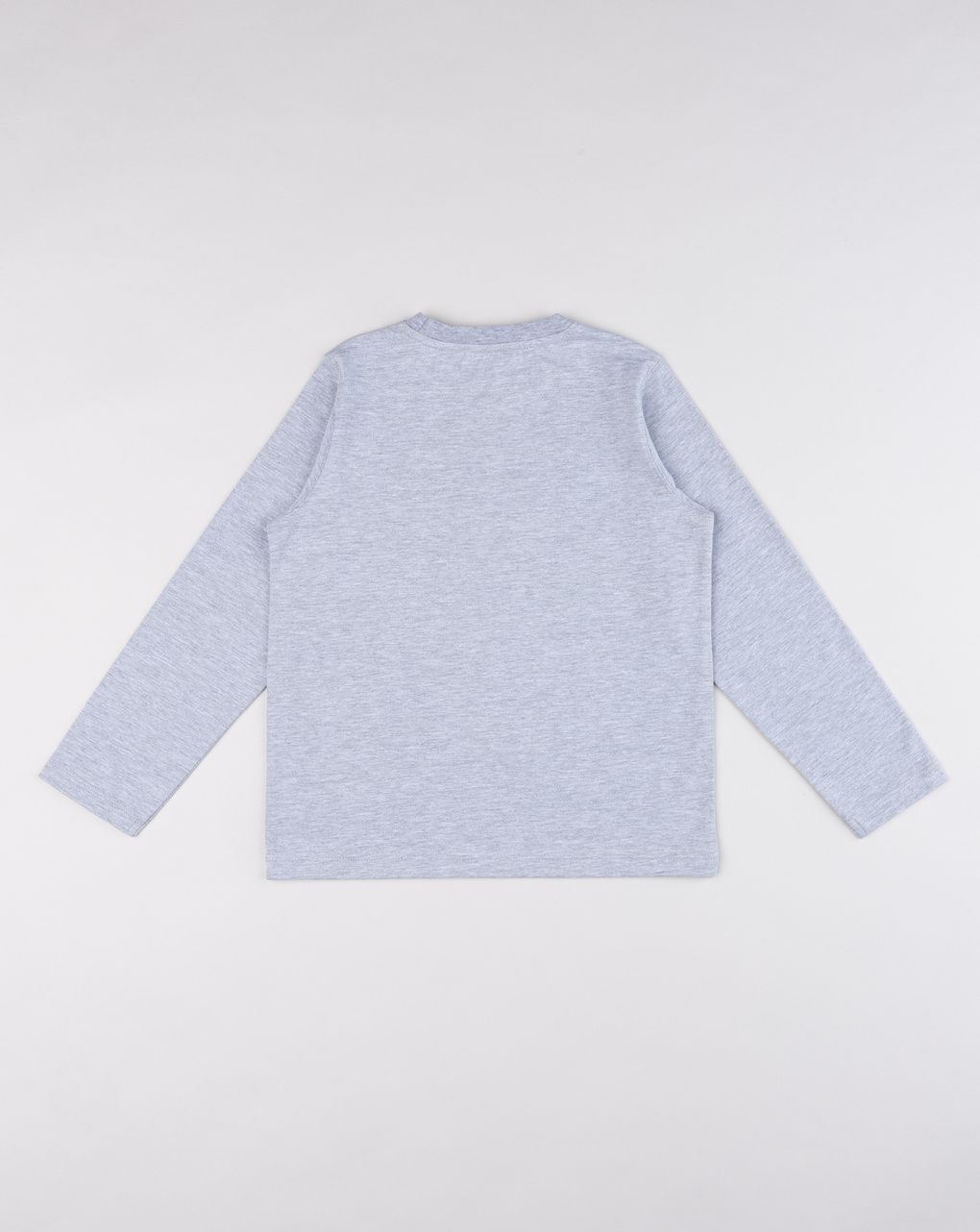 T-shirt bambino grigia baseball
