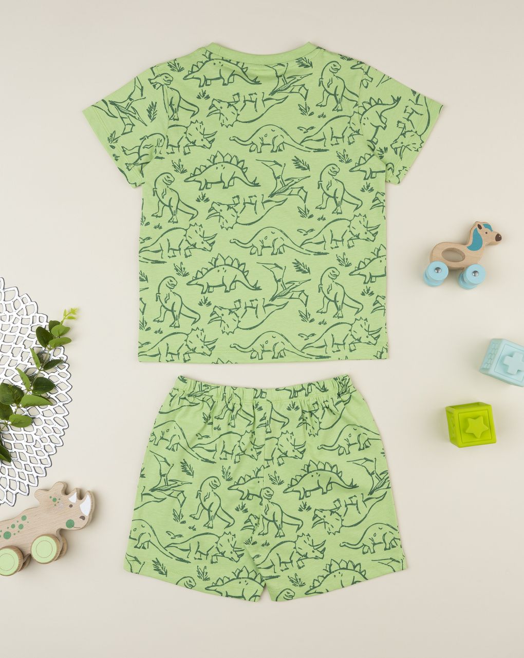 Pigiama estivo bambino dinosauri
