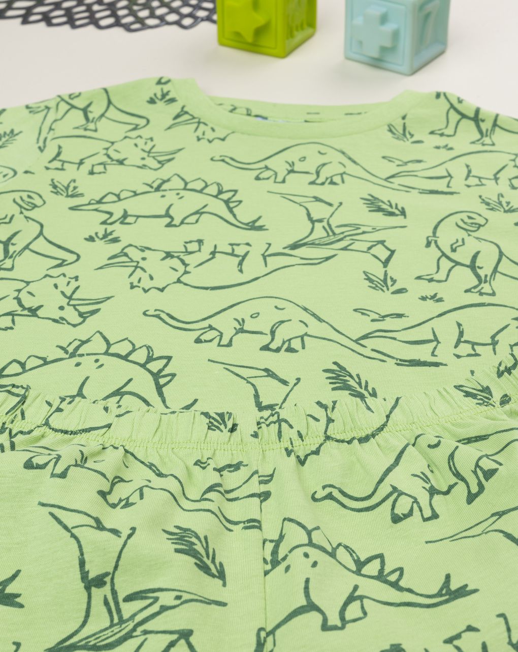 Pigiama estivo bambino dinosauri