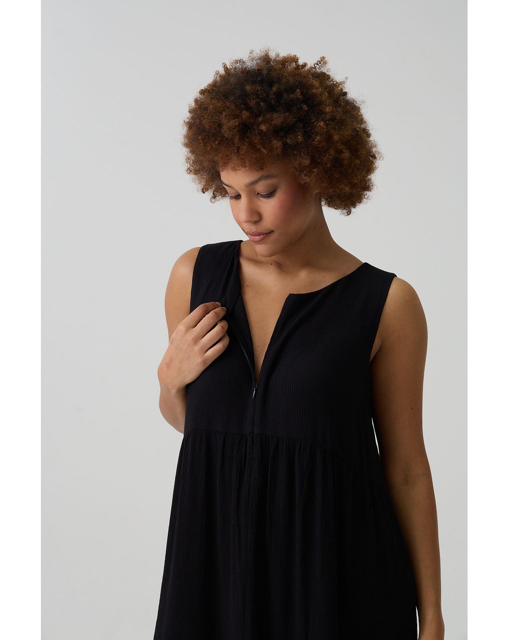 Abito lungo allattamento nero