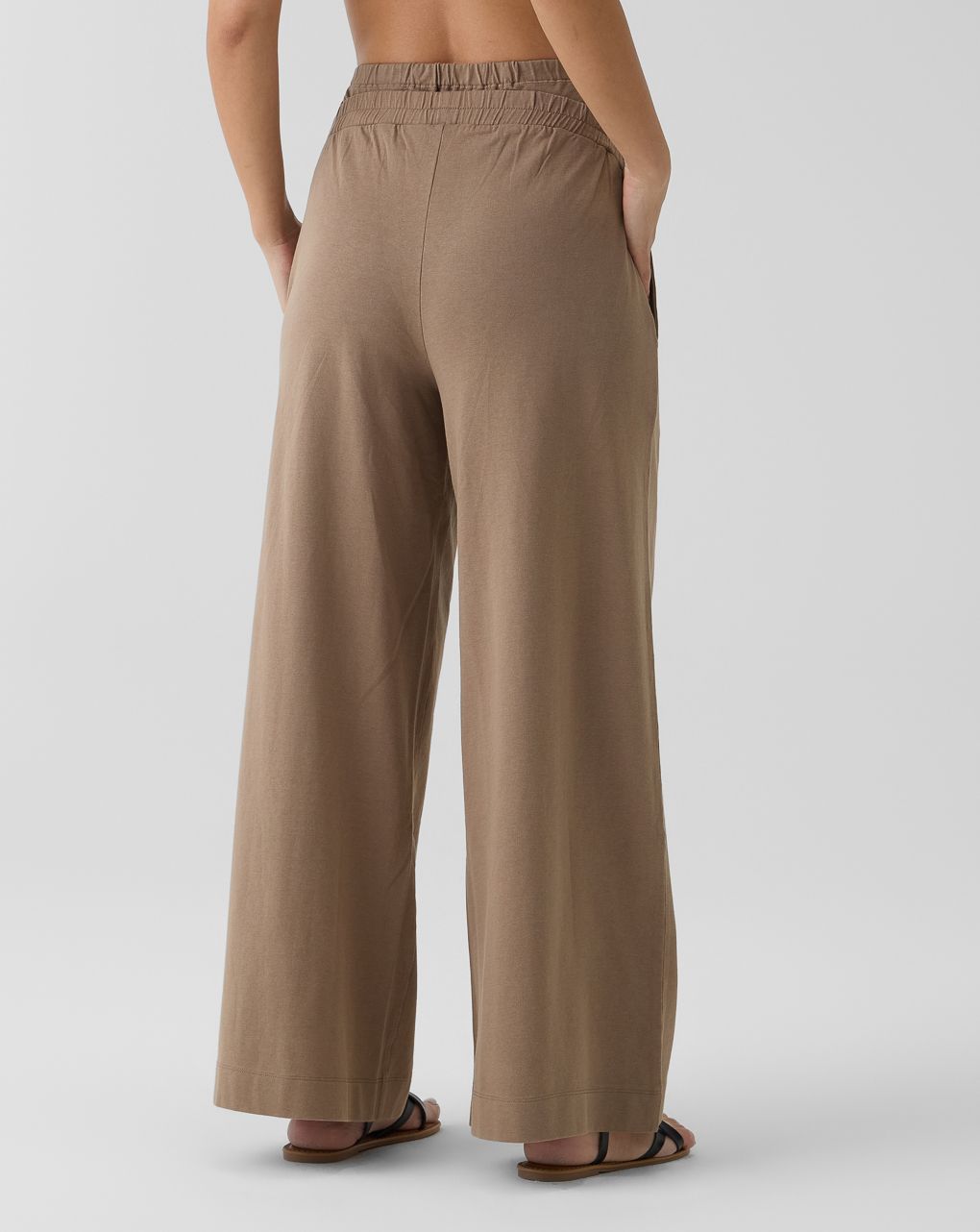 Pantapalazzo premaman jogger beige