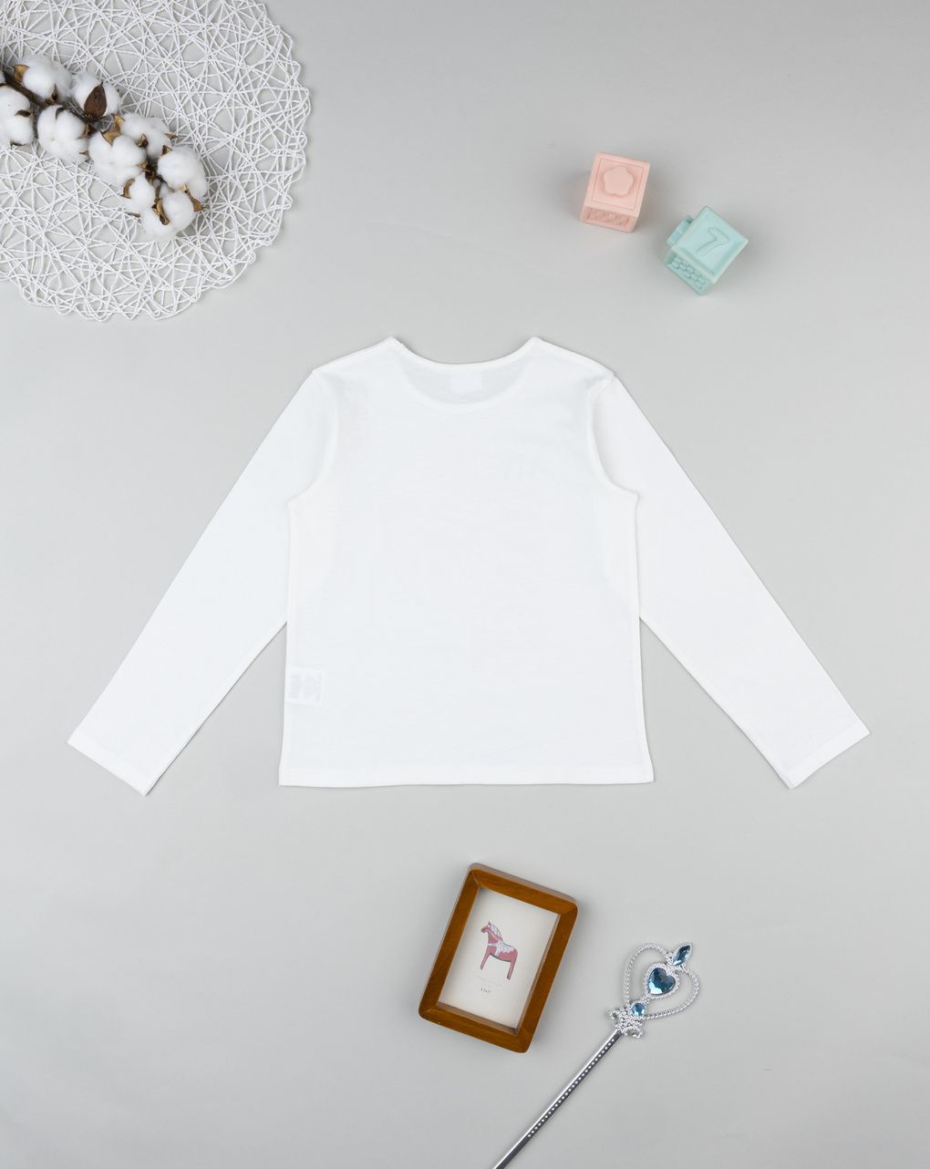 T-shirt bianca bambina dance
