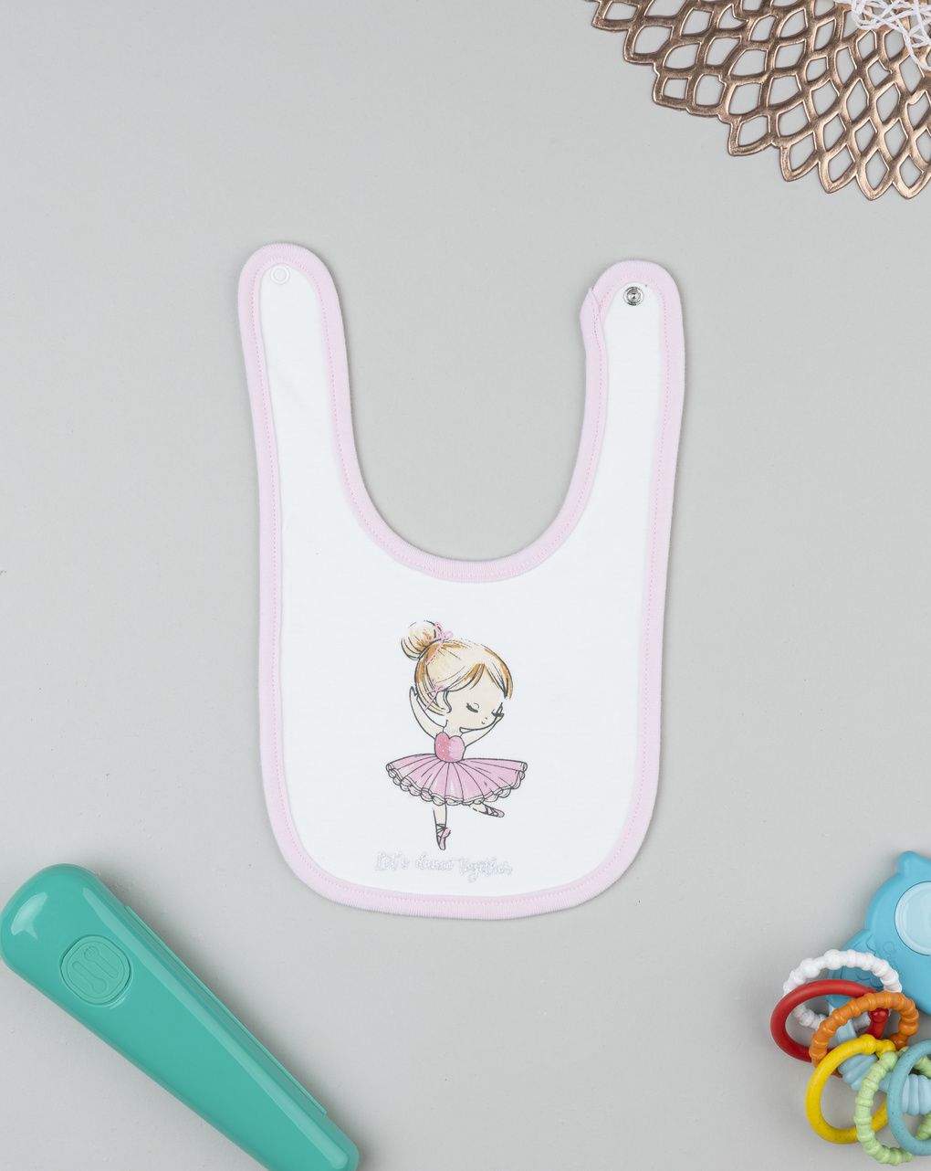 Bavaglino bimba ballerina