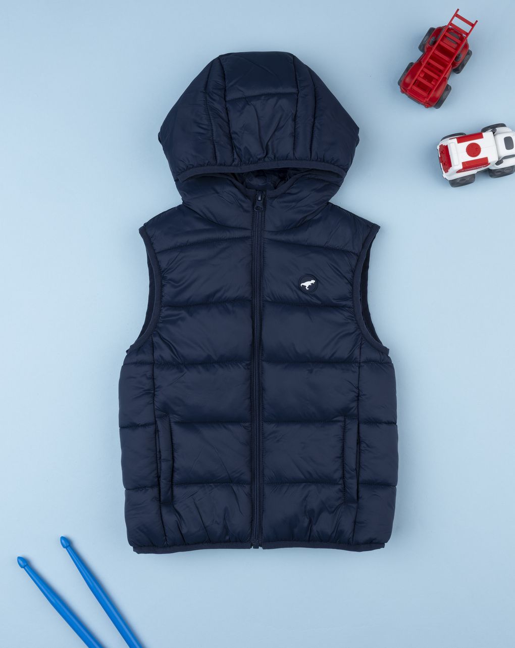 Gilet imbottito bambino blu notte