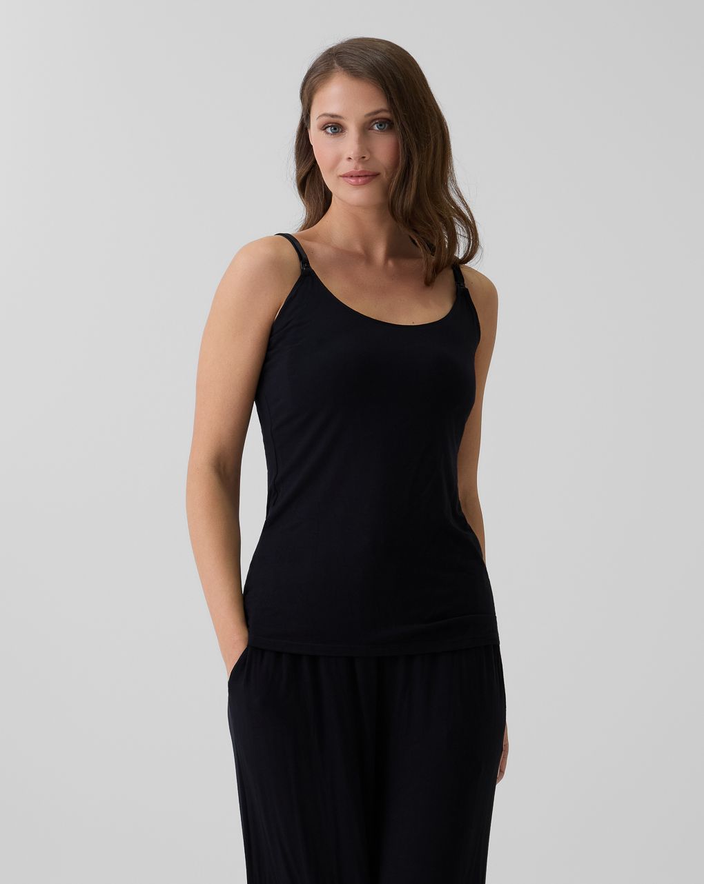 Pigiama allattamento donna nero