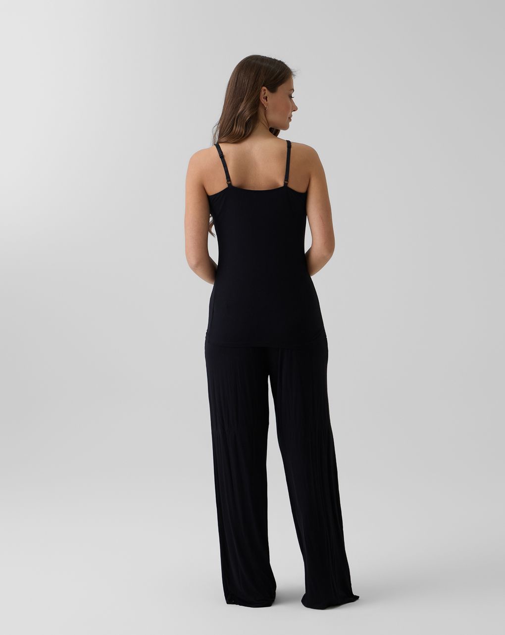 Pigiama allattamento donna nero