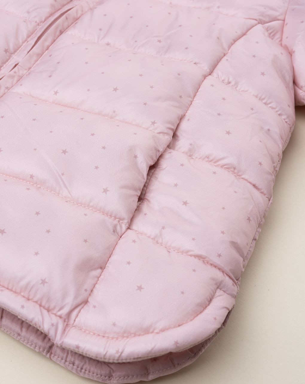 Giacca bambina rosa con cappuccio