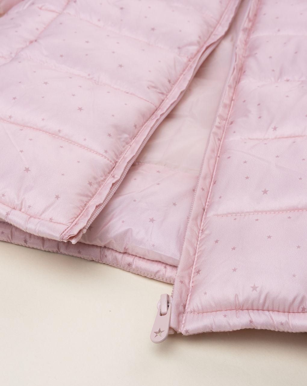 Giacca bambina rosa con cappuccio