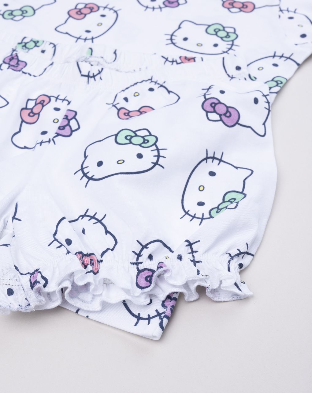 Pigiama corto bambina hello kitty  allover