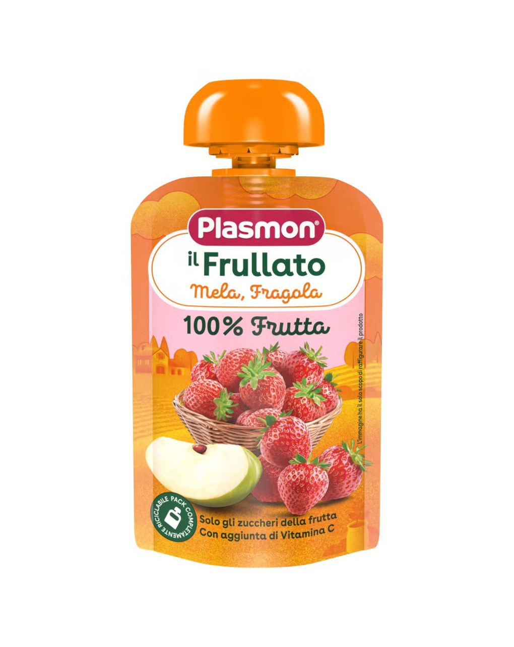 Spremi e gusta mela e fragola 100g - plasmon