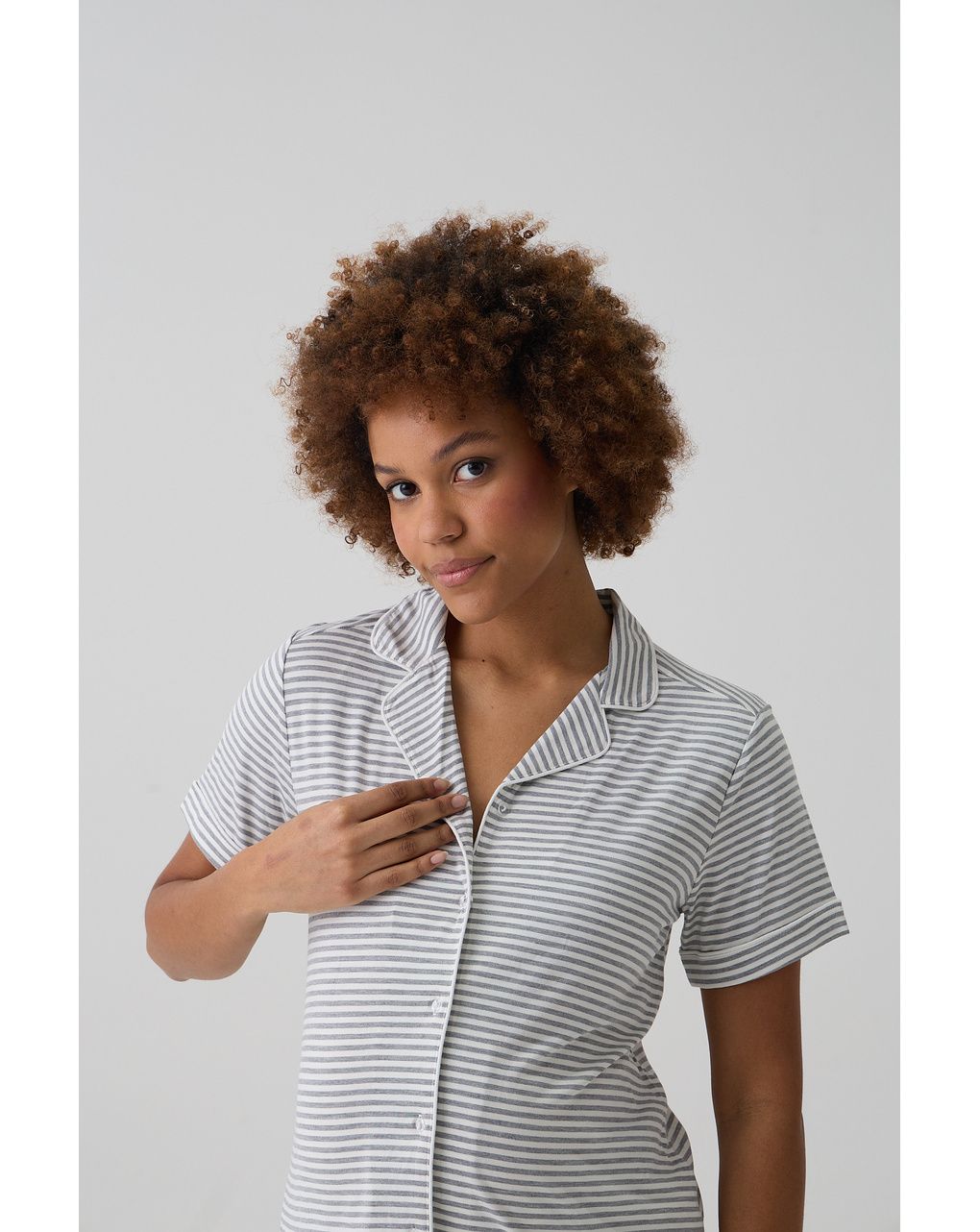 Pigiama premaman estivo rigato