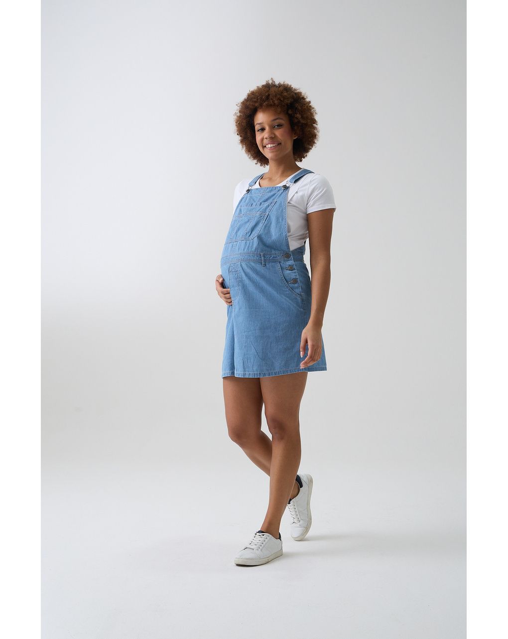 Salopette gonna premaman denim