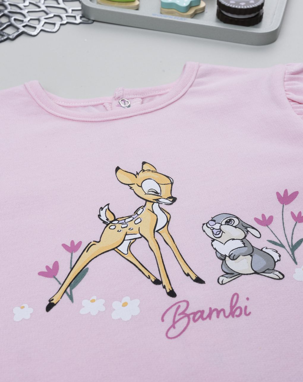 Pigiamone bimba rosa bambi