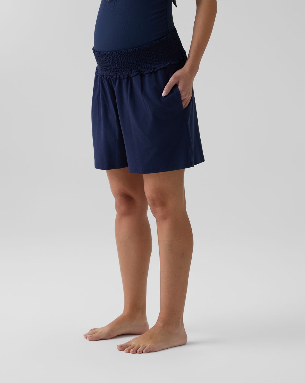 Shorts blu premaman