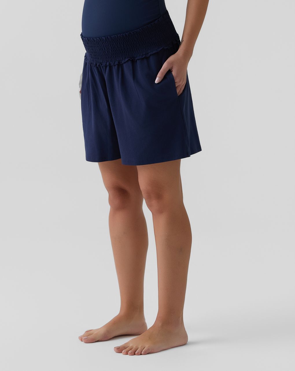 Shorts blu premaman