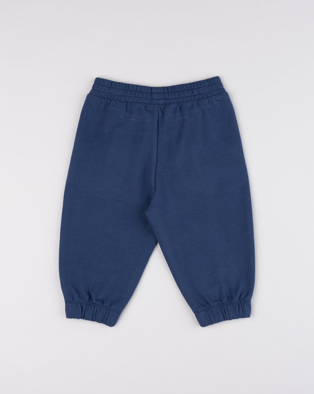 Pantalone felpato bimba blu scuro