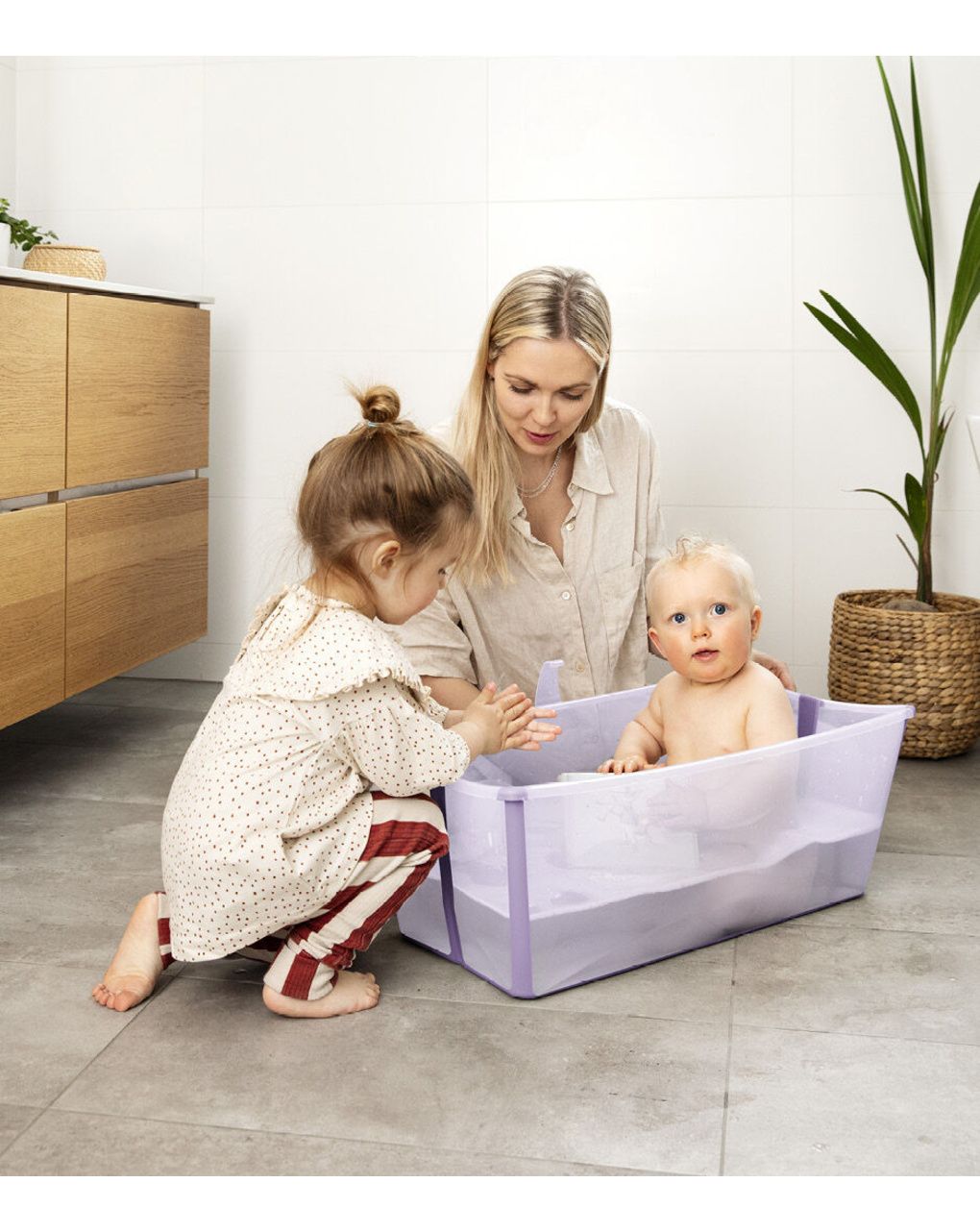 Vaschetta pieghevole flexi bath® - lavender - stokke®