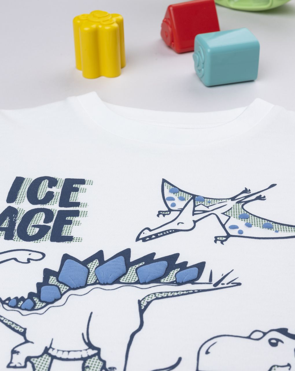 T-shirt bimbo bianca stampa ice age