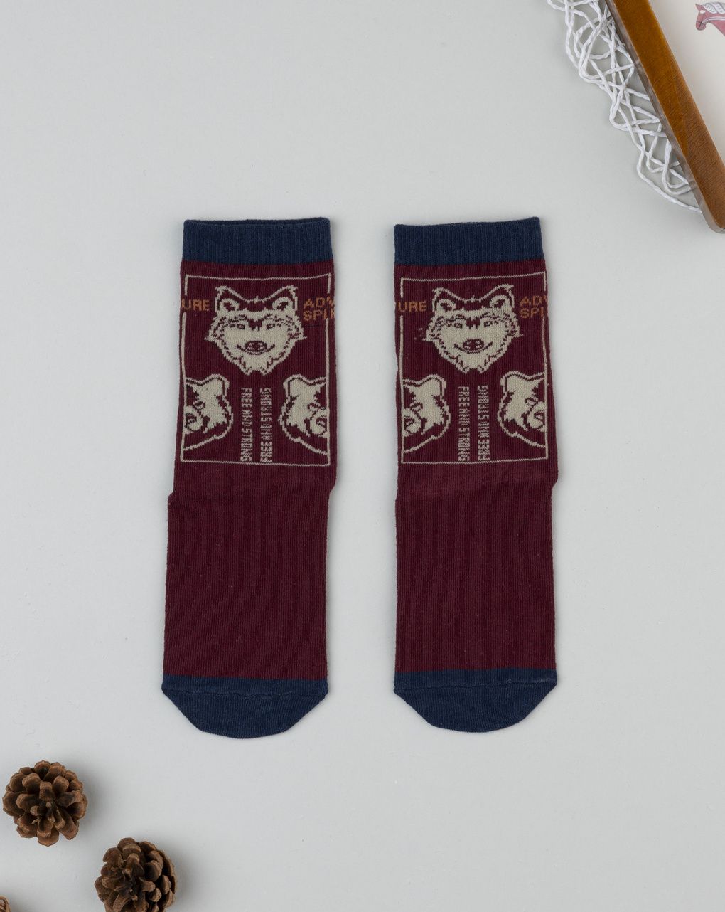 Gambaletto bimbo bordeaux lupo