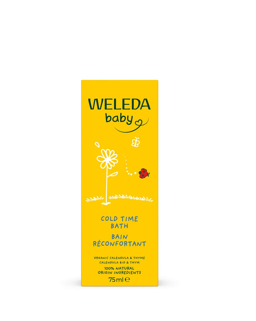 Bagno balsamico baby calendula cold time 75ml - weleda