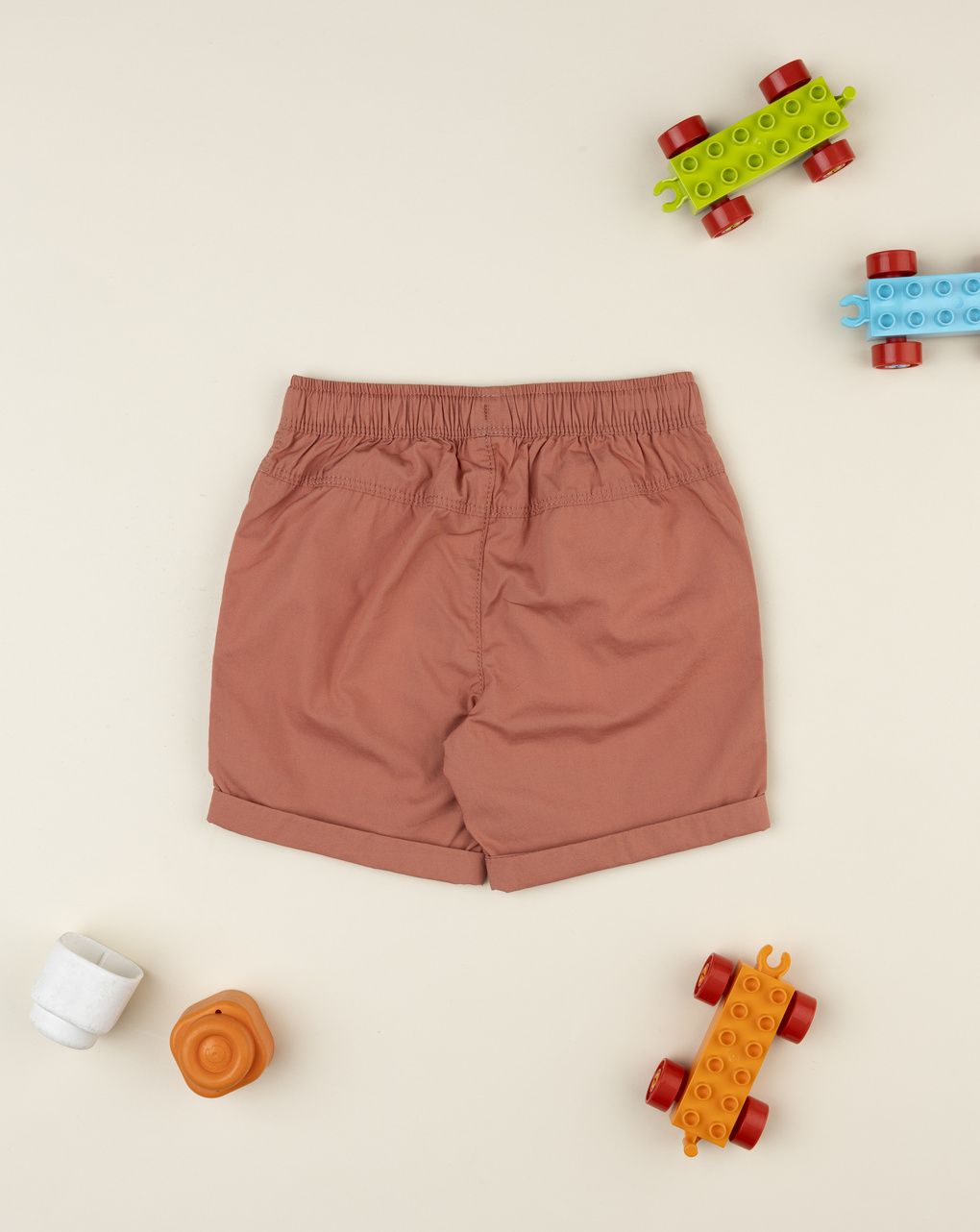 Shorts bimbo arancione