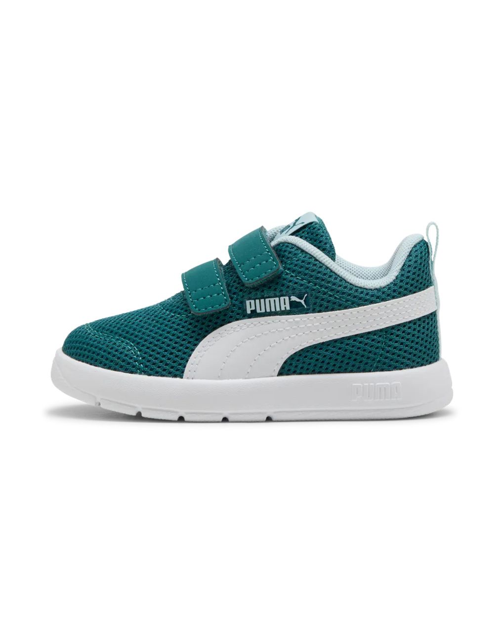 Scarpe bambino puma courtflex v3 mesh verde