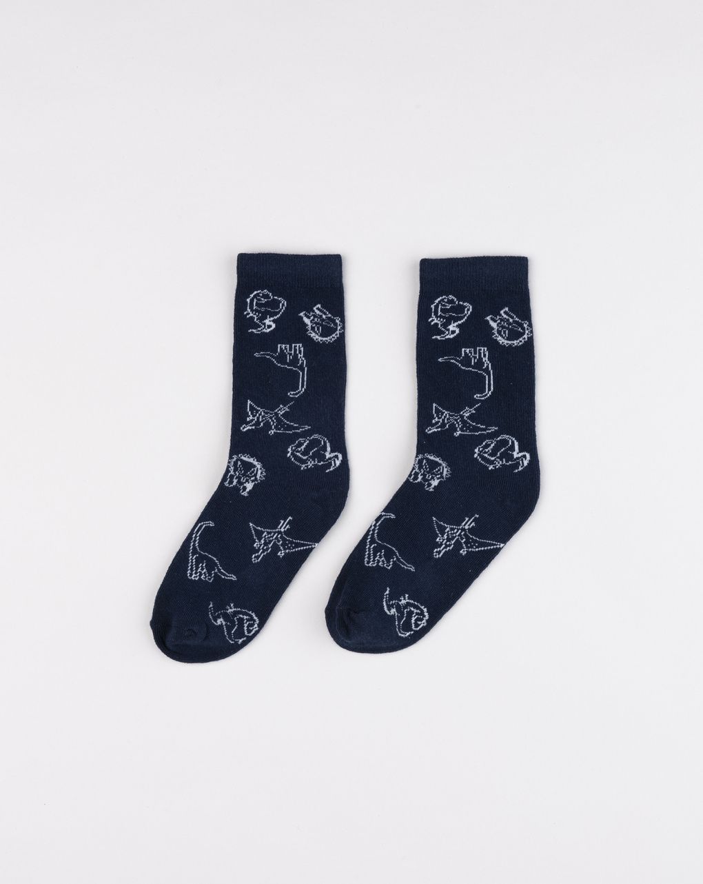 Gambaletti bambino blu con dinosauri allover