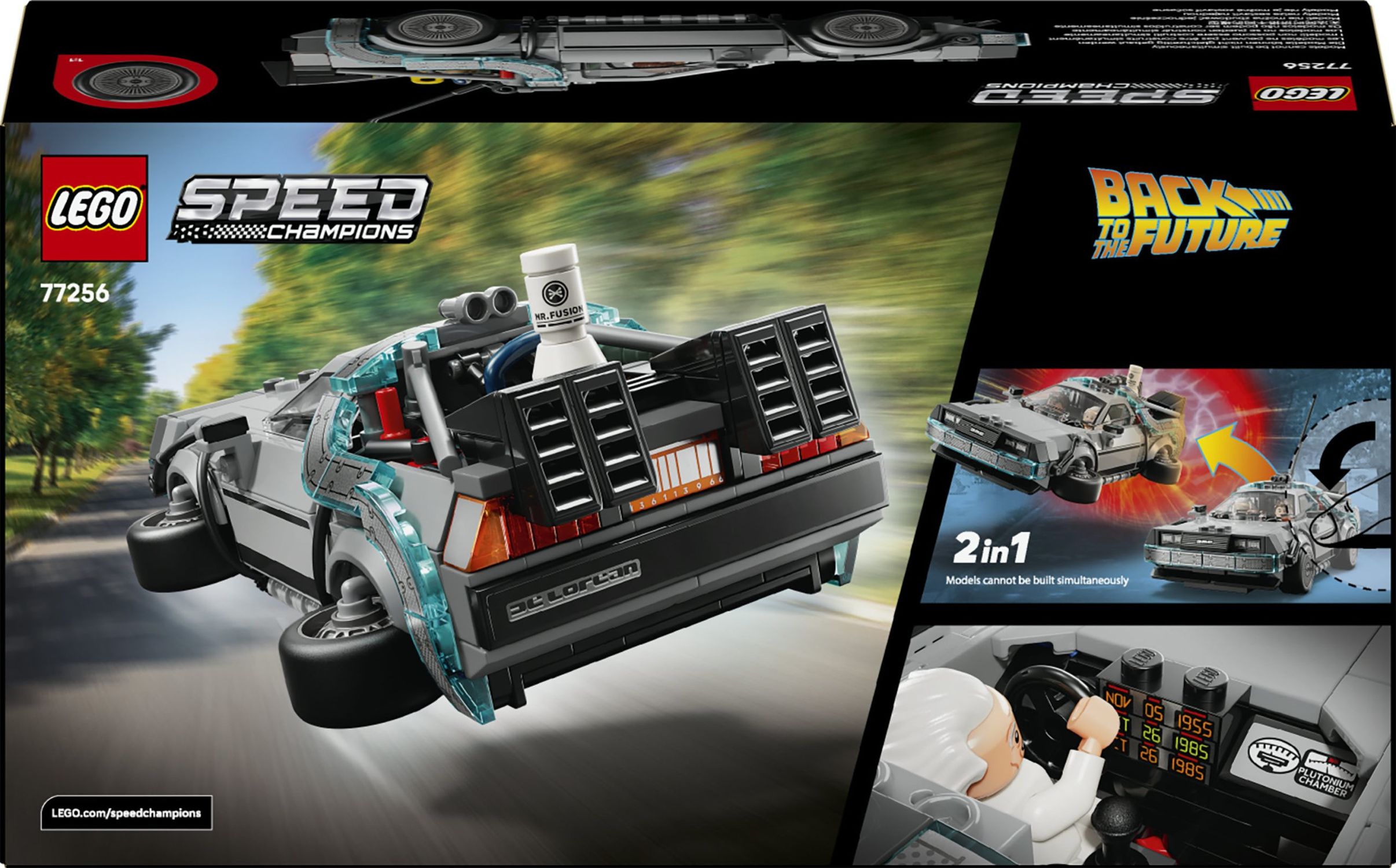 Lego speed champions macchina del tempo di ritorno al futuro - 77256