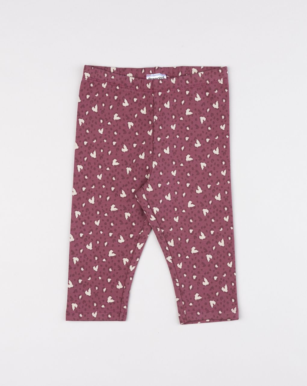 Leggings bimba rosa scuro fantasia cuori