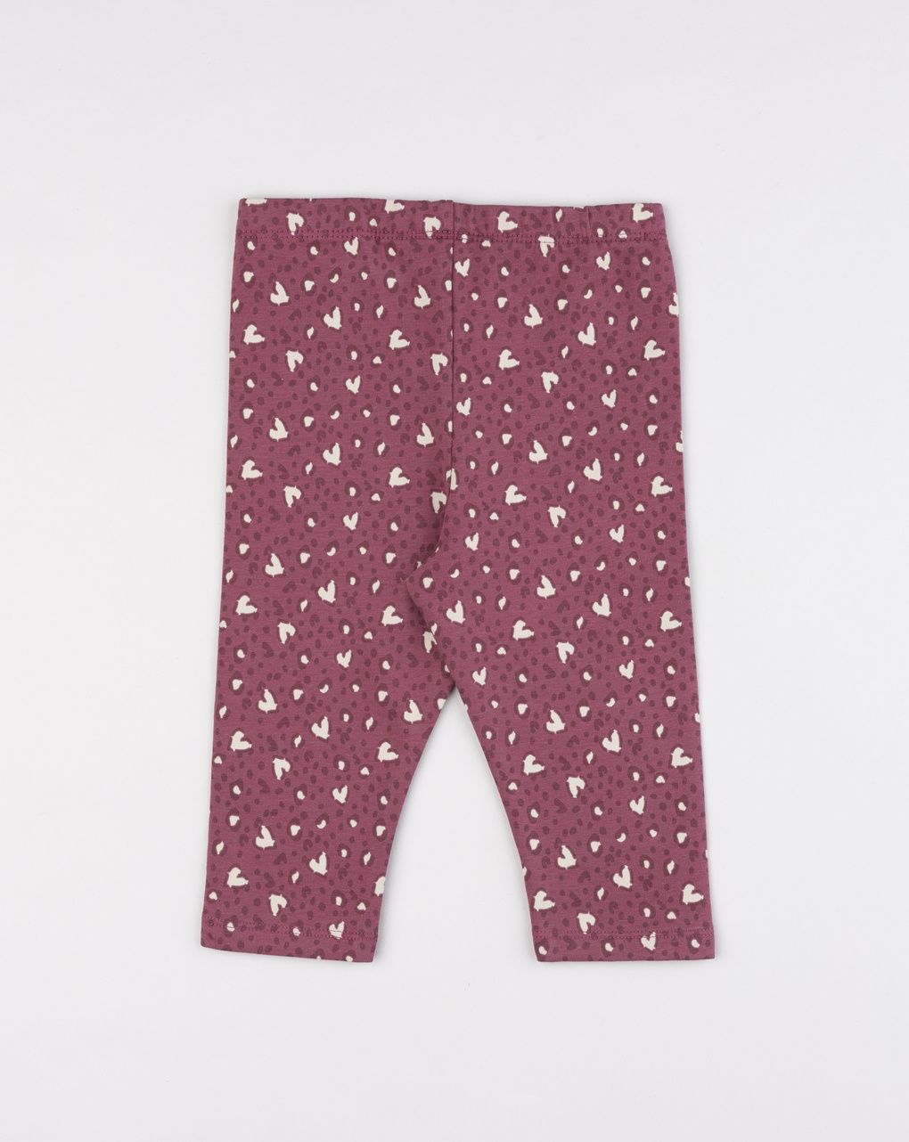 Leggings bimba rosa scuro fantasia cuori