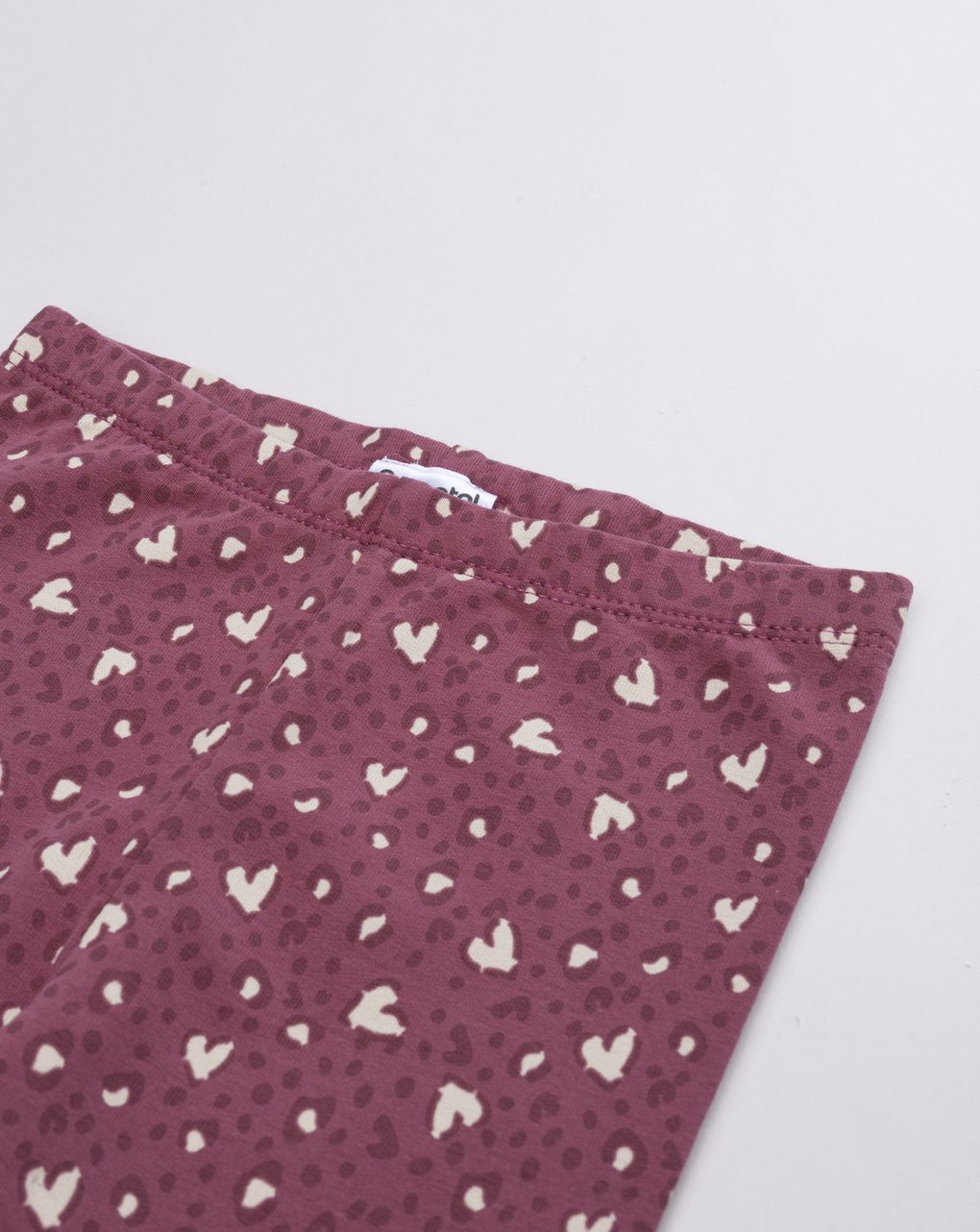 Leggings bimba rosa scuro fantasia cuori