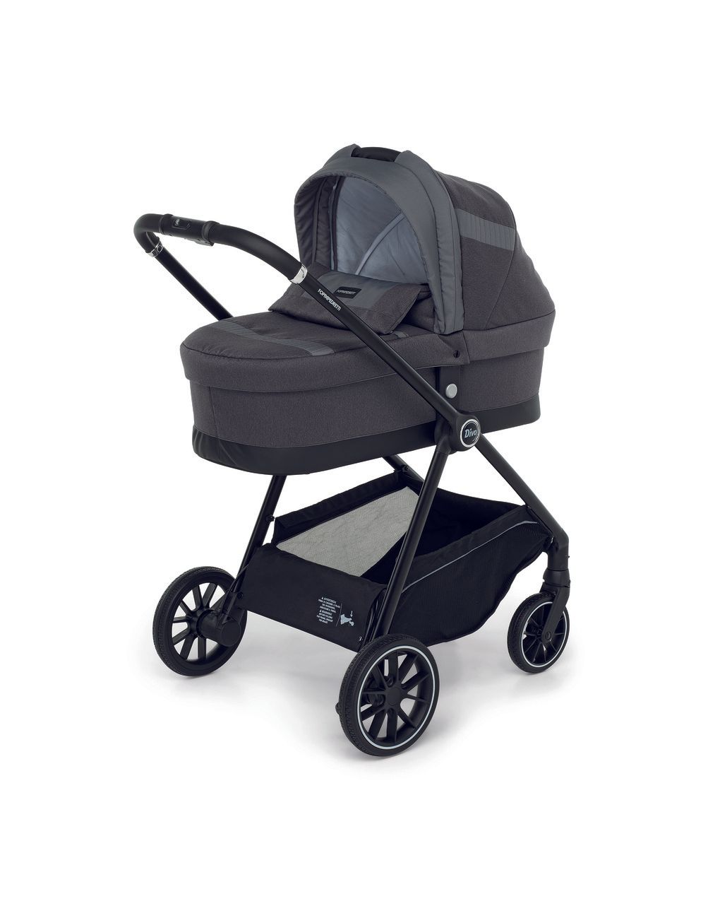 Trio divo + seggiolino rek grey+ adattatore - sport - foppapedretti