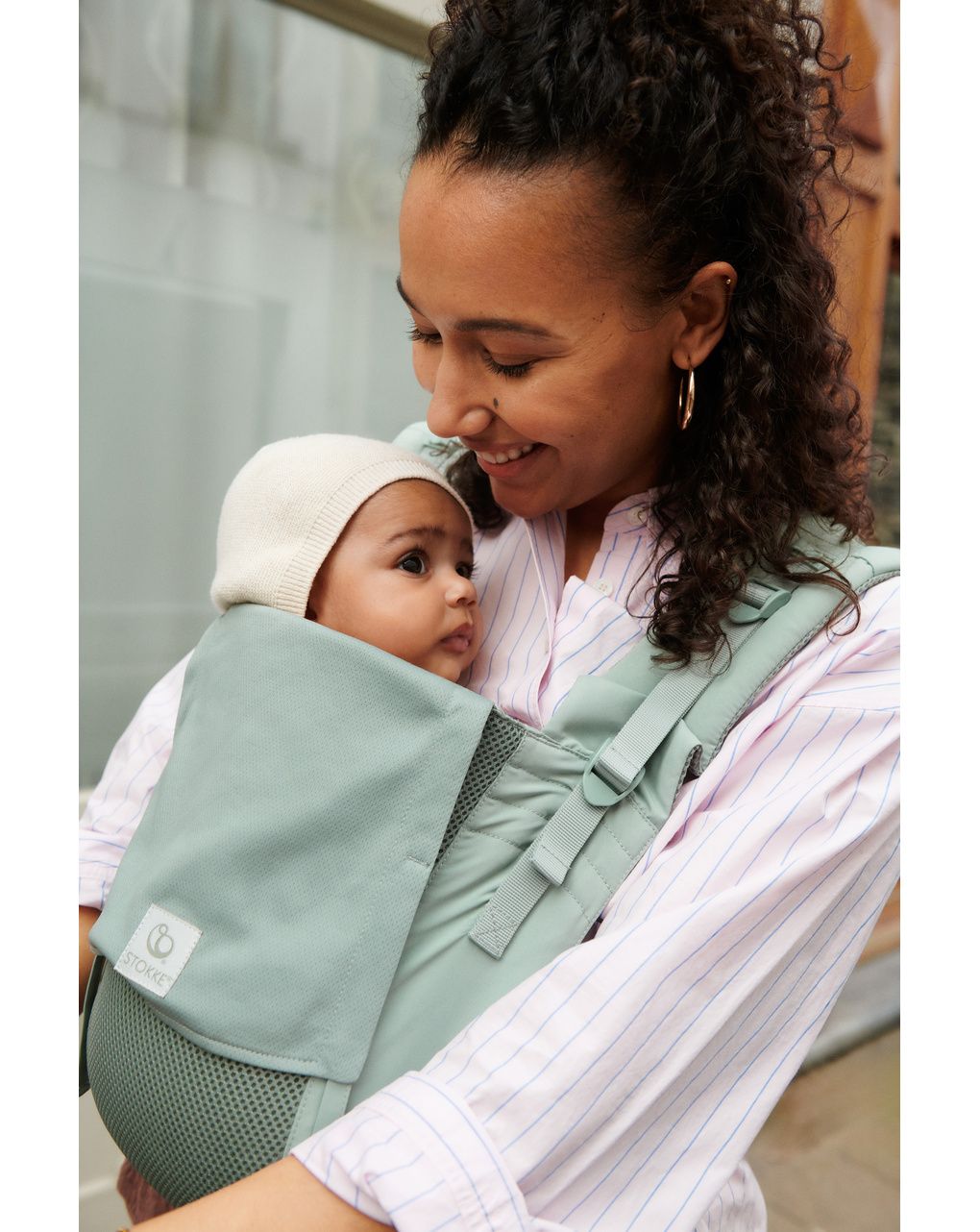 Marsupio limas™ in mesh traspirante - glacier green - stokke