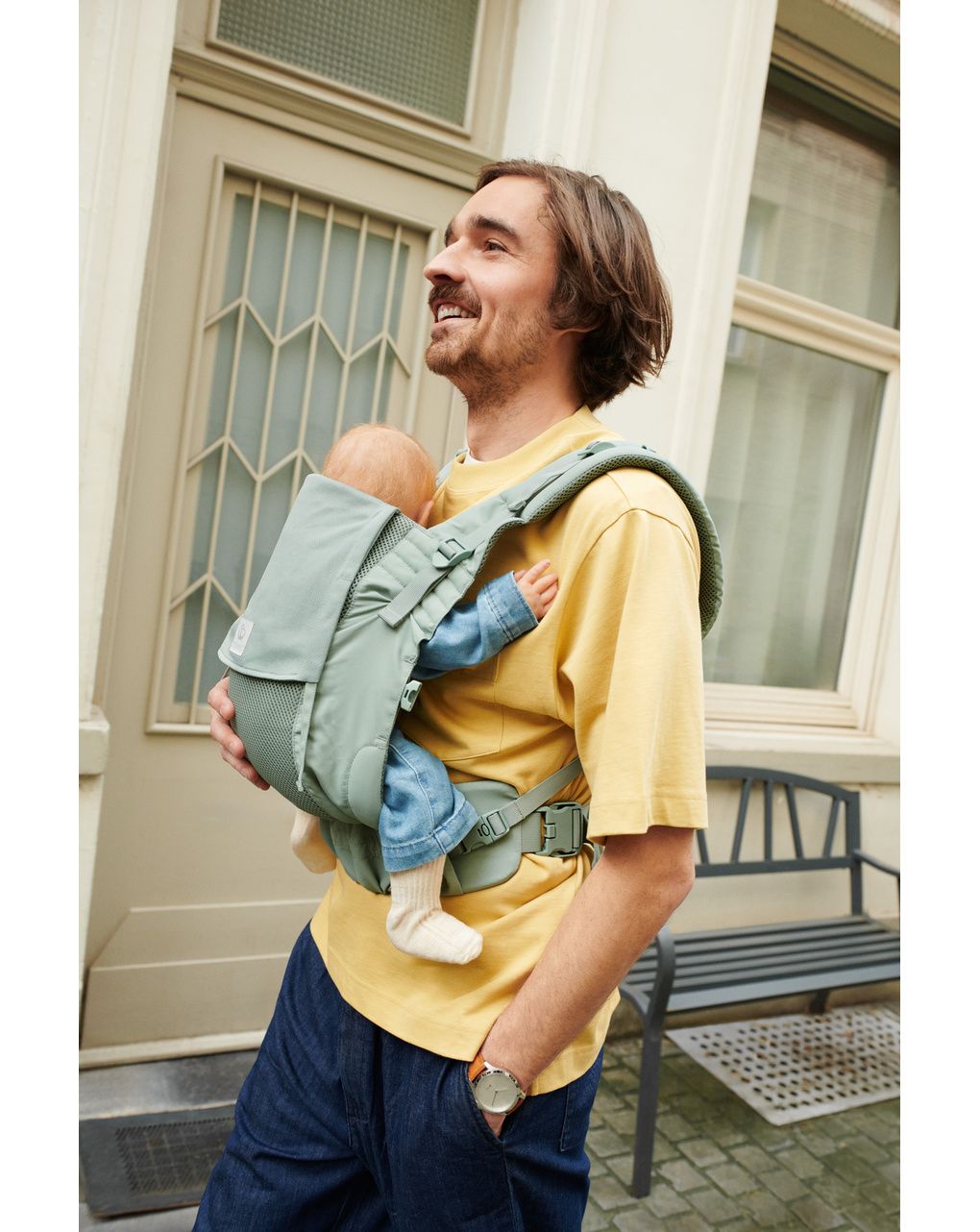 Marsupio limas™ in mesh traspirante - glacier green - stokke
