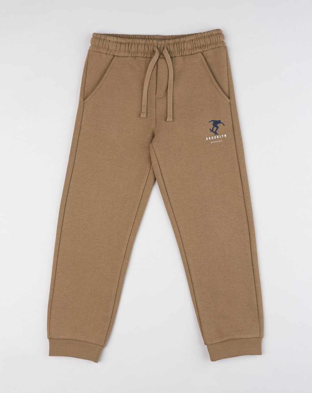 Pantaloni bambino marrone skate
