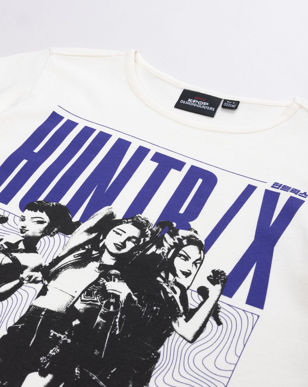 T-shirt k-pop bambina "huntrix monochrome"